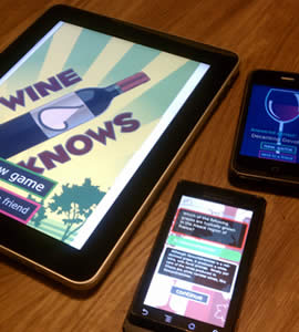 Wine Knows for 

Android, iPhone, and iPad